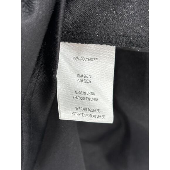 Samuel Dong Blouse Set Womens Small Black Sequins Floral Sheer 2 Piece Buttons - Picture 15 of 16